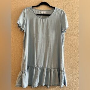 Dropwaist Denim Dress Size S